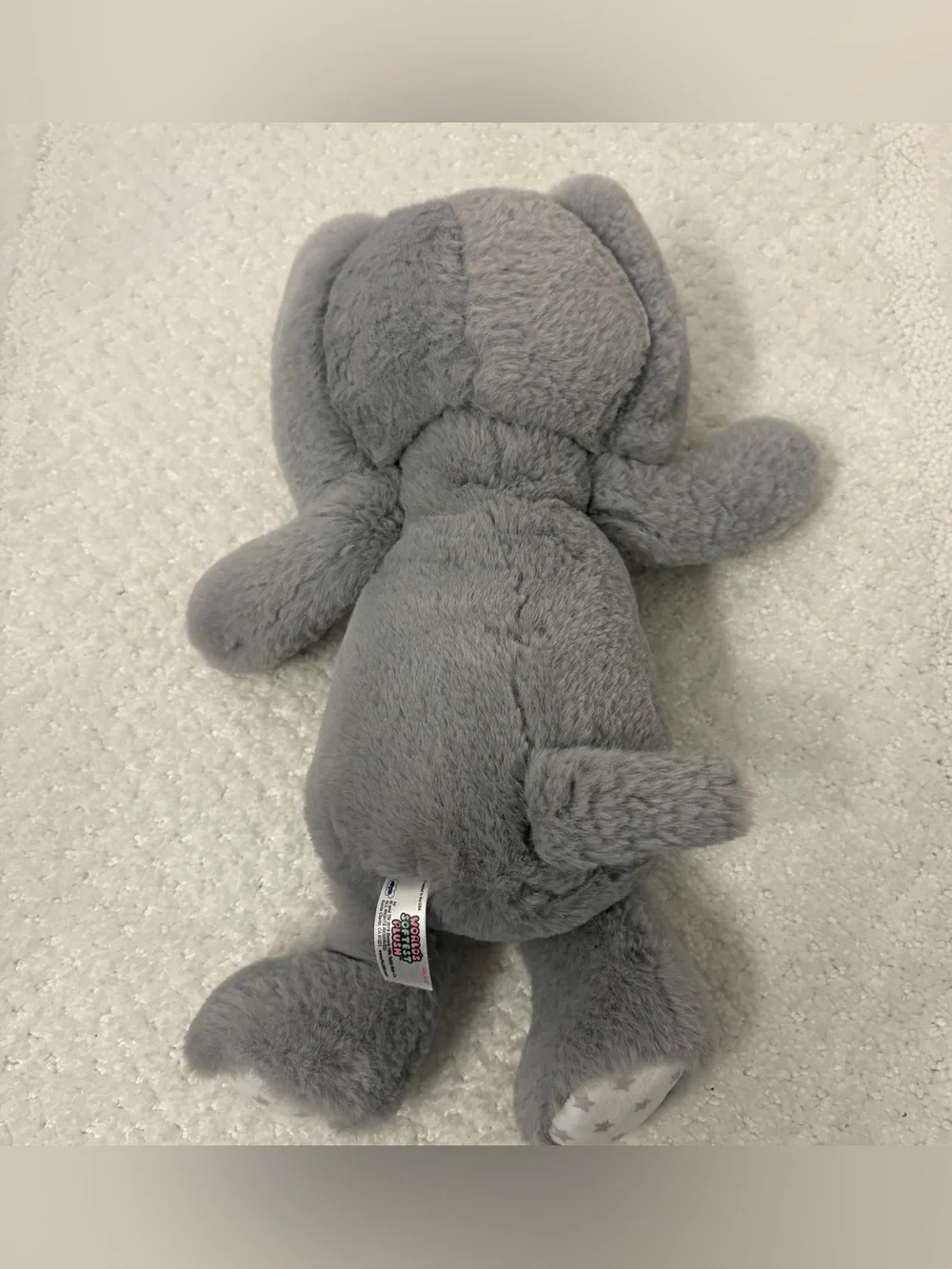 World’s Softest Plush Elephant 15” Stuffed Animal Plushie Star dotted ears Baby